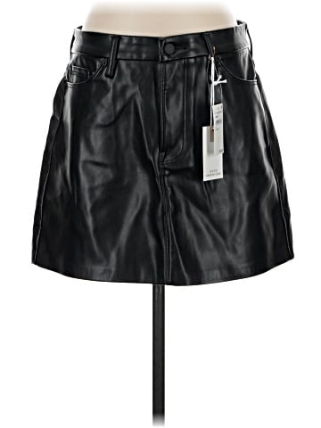 Good American Faux Leather Skirt (view 1)