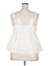 Torrid 100% Cotton White Sleeveless Blouse Size 2X Plus (2) - photo 2