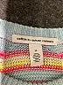 Autumn Cashmere 100% Cotton Stripes Purple Pullover Sweater Size M - photo 7