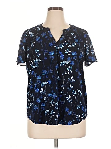 Roz & Ali Short Sleeve Blouse (view 1)