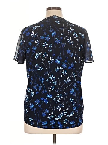 Roz & Ali Short Sleeve Blouse (view 2)