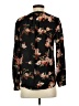 Joie Floral Black Long Sleeve Blouse Size XS - photo 2