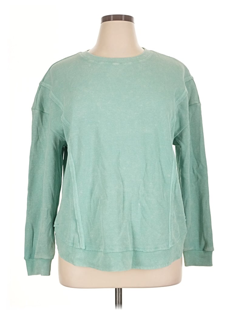 Pre-owned Sundry Sweatshirt In Teal