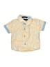 Andrew Fezza Yellow Short Sleeve Button-Down Shirt Size 6-9 mo - photo 1