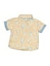 Andrew Fezza Yellow Short Sleeve Button-Down Shirt Size 6-9 mo - photo 2