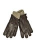 Coach 100% Leather Brown Gloves Size S - photo 1
