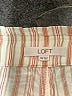 Ann Taylor LOFT 100% Lyocell Stripes Ivory Shorts Size XS - photo 3