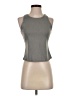 Yogalicious Gray Sleeveless T-Shirt Size S - photo 1