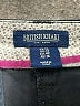 British Khaki Solid Black Shorts Size 12 - photo 3