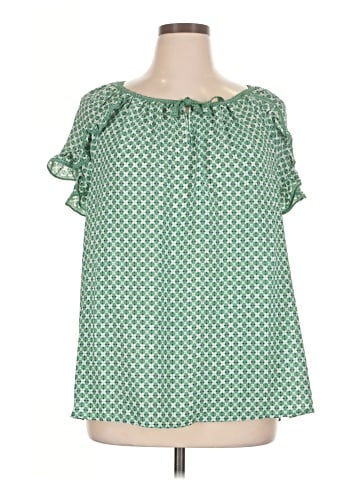 Max Studio Short Sleeve Blouse (view 1)