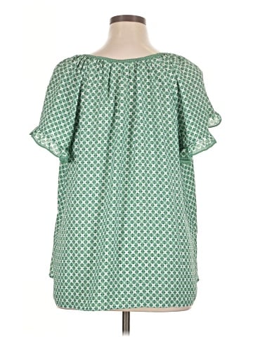 Max Studio Short Sleeve Blouse (view 2)