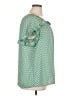Max Studio 100% Polyester Green Short Sleeve Blouse Size 1X - photo 4