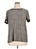 Anne Klein Houndstooth Gray Short Sleeve Top Size XL - photo 1