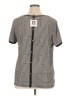 Anne Klein Houndstooth Gray Short Sleeve Top Size XL - photo 2