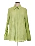 Princess Polly 100% Polyester Solid Green Long Sleeve Blouse Size 10 - photo 1