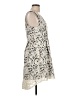Monteau Paisley Ivory Cocktail Dress Size L - photo 4