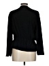 Topshop 100% Polyester Black Long Sleeve Blouse Size 10 - photo 2