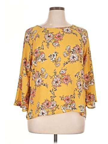 Papermoon 3/4 Sleeve Blouse (view 1)