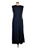 Grecerelle Solid Blue Casual Dress Size L - photo 1