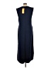 Grecerelle Solid Blue Casual Dress Size L - photo 2