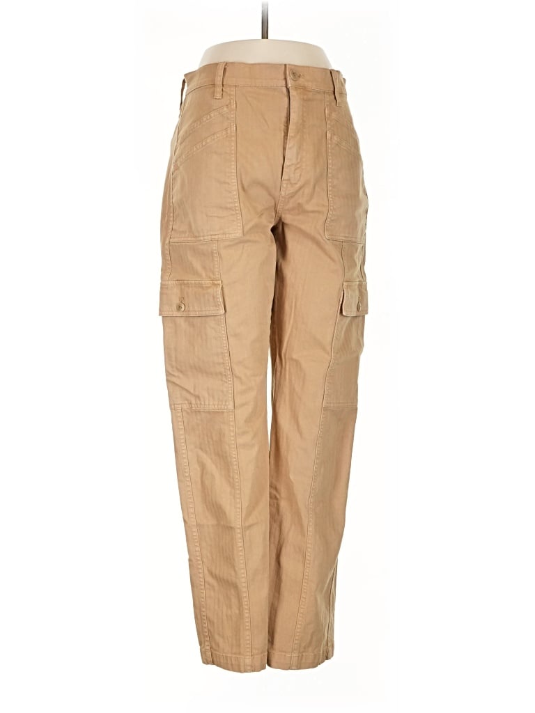 Pre-owned Madewell Cargo Pants In Tan