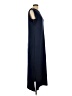 Grecerelle Solid Blue Casual Dress Size L - photo 4