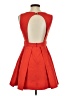 Zara Basic 100% Acetate Solid Red Cocktail Dress Size S - photo 2