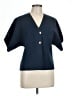 Zara Blue Short Sleeve Blouse Size L - photo 1