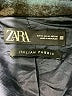 Zara Plaid Blue Coat Size M - photo 6