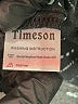 Timeson 100% Polyester Stripes Black Short Sleeve Blouse Size L - photo 8