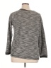 Christopher & Banks Gray Long Sleeve Top Size XL - photo 2