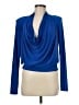 Ramy Brook Blue Long Sleeve Top Size M - photo 1