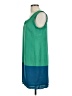 Thakoon for Target 100% Polyester Color Block Teal Casual Dress Size L - photo 5