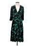 Veronica M. Print Green Casual Dress Size XS - photo 1