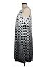 Perceptions Graphic Silver Cocktail Dress Size M - photo 5