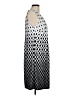Perceptions Graphic Silver Cocktail Dress Size M - photo 4