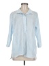Chico's 100% Cotton Blue 3/4 Sleeve Blouse Size Med (1) - photo 1