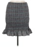 Inspired Hearts 100% Polyester Tweed Gray Casual Skirt Size L - photo 1