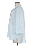 Chico's 100% Cotton Blue 3/4 Sleeve Blouse Size Med (1) - photo 5