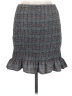 Inspired Hearts 100% Polyester Tweed Gray Casual Skirt Size L - photo 2