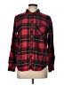 Maurices Plaid Red Long Sleeve Button-Down Shirt Size L - photo 1