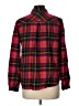 Maurices Plaid Red Long Sleeve Button-Down Shirt Size L - photo 2