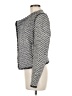 Ann Taylor 100% Polyester Houndstooth Gray Blazer Size 6 - photo 5
