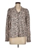 Eliane Rose 100% Polyester Animal Print Ivory Long Sleeve Blouse Size M - photo 1