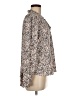 Eliane Rose 100% Polyester Animal Print Ivory Long Sleeve Blouse Size M - photo 4