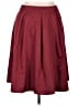 Yige Solid Burgundy Formal Skirt Size 14 - photo 1