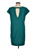 Trend Solid Teal Casual Dress Size S - photo 2