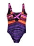 Longitude Tie-dye Purple One Piece Swimsuit Size 10 - photo 2