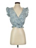 Universal Thread 100% Cotton Blue Sleeveless Blouse Size S - photo 1
