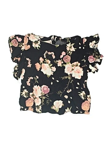 Mia Joy Short Sleeve Blouse (view 1)